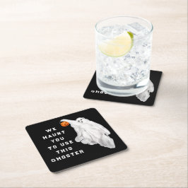 Funny Adult Halloween-Party Rechteckiger Pappuntersetzer