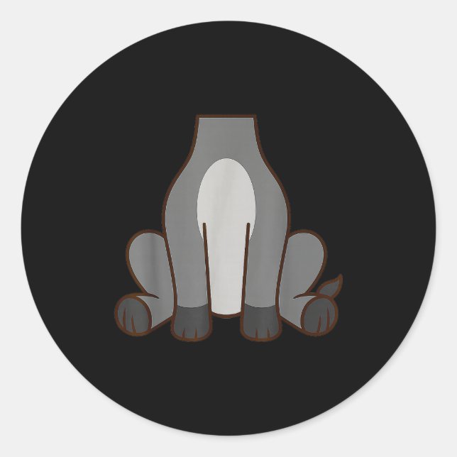 Funny Adult Kids Men Women Costume  Runder Aufkleber (Vorderseite)