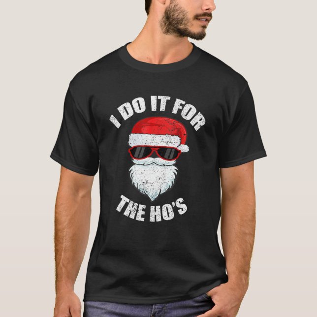 Funny Adult Naughty Christmas Dirty Pajama Ho Pj M T-Shirt (Vorderseite)