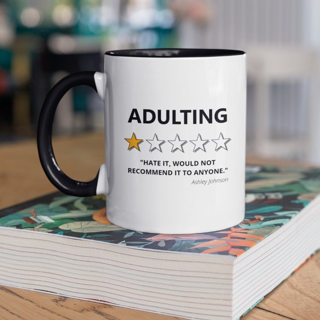 Funny Adult würde nicht empfohlen Tasse (Von Creator hochgeladen)