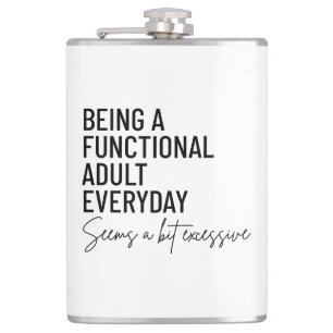 Funny Adulting Flask Flachmann