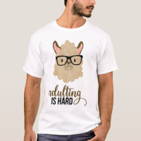 Funny Adulting ist harter Hipster Llama