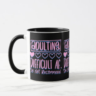Funny Adulting Schwieriges AF würde nicht empfohle Tasse