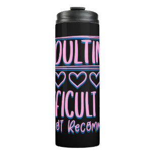 Funny Adulting Schwieriges AF würde nicht empfohle Thermosbecher
