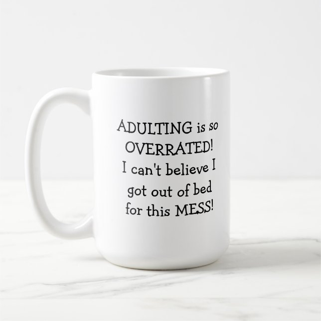 Funny Adulting Tasse (Links)