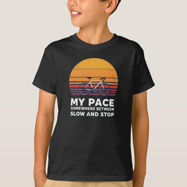 Funny Adventure Cycling Lover Zitat T-Shirt (Vorderseite)