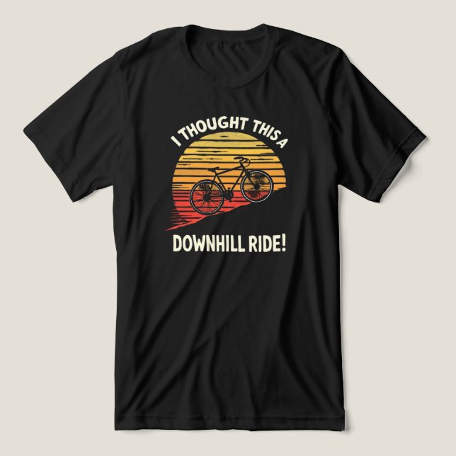 Funny Adventure Cycling Zitat für Outdoor Lover Tri-Blend Shirt (Design Vorderseite)