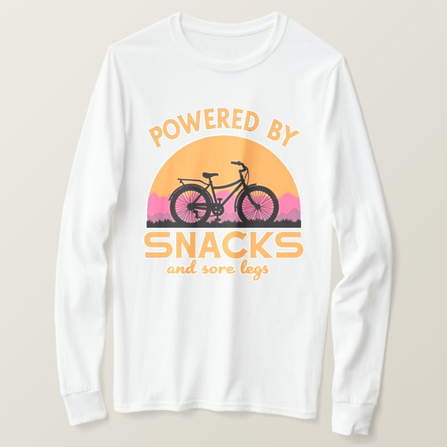 Funny Adventure Cycling Zitat für Riders Lover T-Shirt (Design vorne)
