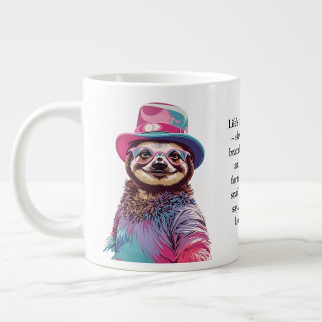 Funny Advisor aus der Luft Jumbo-Tasse (Links)