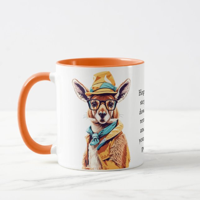 Funny Advisor from a Kangaroo Tasse (Links)