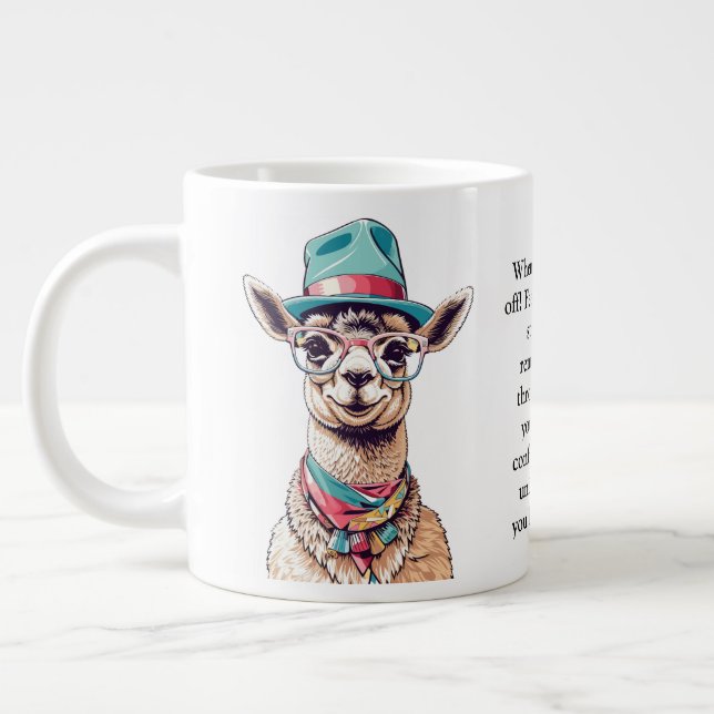 Funny Advisor from a Llama Jumbo-Tasse (Links)
