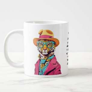Funny Advisor von einem Leopard Jumbo-Tasse