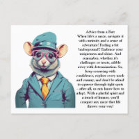 Funny Advisor von einer Ratte