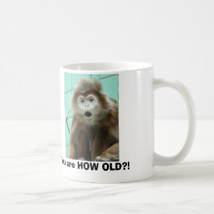 Funny Affe Geburtstagskaffee Tasse
