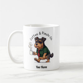 Funny Affenpinscher Dog Business Suit Coffee Kaffeetasse