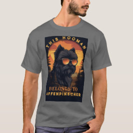 Funny Affenpinscher Dog Parent Personalisiert T-Shirt