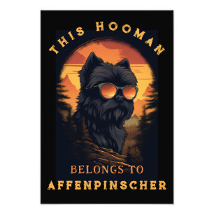Funny Affenpinscher Dog Parent Personalisiertes Fo Fotodruck