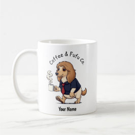 Funny Afghan Hound Dog Business Suit Coffee Kaffeetasse