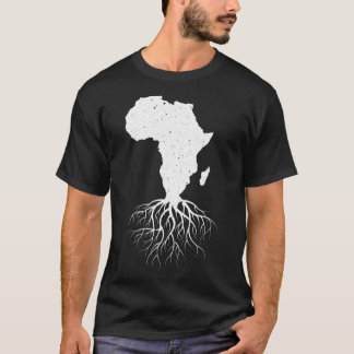 Funny Africa Art for Men African American Lo T-Shirt