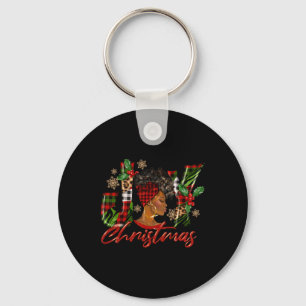 Funny African American Freude Weihnachten Schwarze Schlüsselanhänger