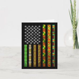 Funny African American Gift Niedlich Juneteente Fl Karte