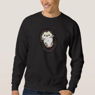 Funny African Bellied Igel Kostüm Niedlich Hedgeh Sweatshirt