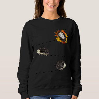 Funny African Bellied Igel Kostüm Niedlich Hedgeh Sweatshirt