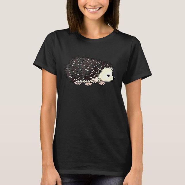 Funny African Bellied Igel Kostüm Niedlich Hedgeh T-Shirt (Vorderseite)