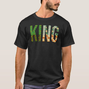 Funny African King Geschenk für Männer Jungen Cool T-Shirt