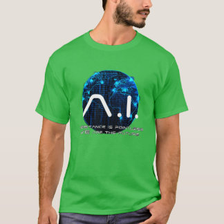Funny AI Singularity Conspiracyheary Machine Girl T-Shirt