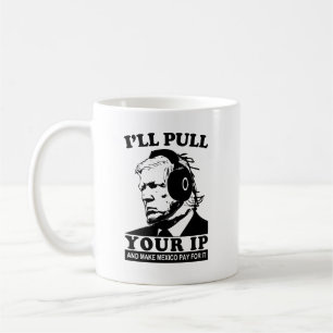 Funny AI Trump Deep Fake Meme Pull IP Kaffeetasse