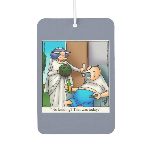 Funny Air Freshener Groom Erinnerung Geschenk Autolufterfrischer (Vorderseite)
