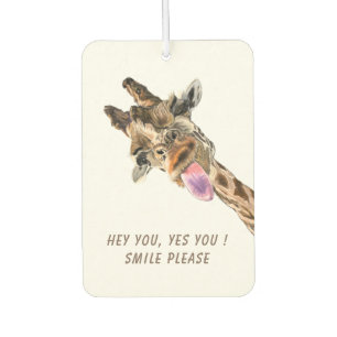 Funny Air Freshener mit spielerischer Giraffe - Lä Autolufterfrischer