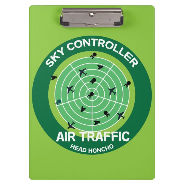 Funny Air Traffic Controller Gift | Tasse der Flug Klemmbrett (Vorderseite)