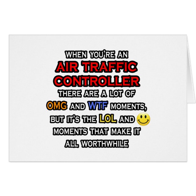 Funny Air Traffic Controller ... OMG WTF LOL (Vorderseite (Horizontal))