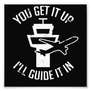 Funny Air Traffic, den ich dich hinaufkriege, mach Fotodruck