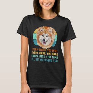 Funny Akita Inu oder Kuma Inu Hund jeden Snack Sie T-Shirt