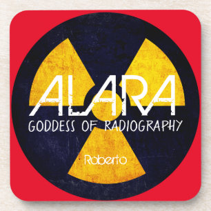 Funny ALARA Goddess of Radiography Getränkeuntersetzer