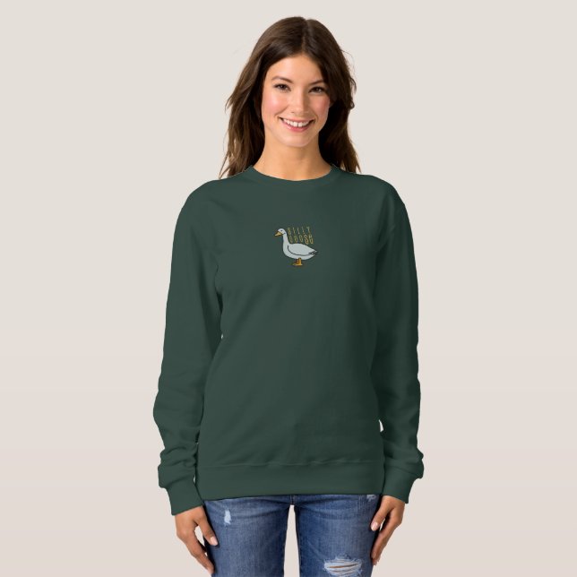 Funny Albern Goose Forest Green Sweatshirt (Vorne ganz)