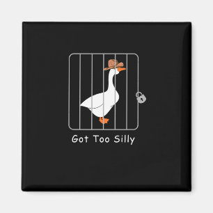 Funny Albern Goose Lover Mugshot Meme - Got zu Sil Magnet