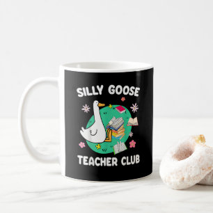 Funny Albern Goose Teacher Club Kaffeetasse