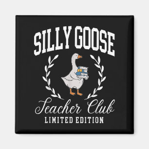 Funny Albern Goose Teacher Club Lehrer Hochzeit Magnet
