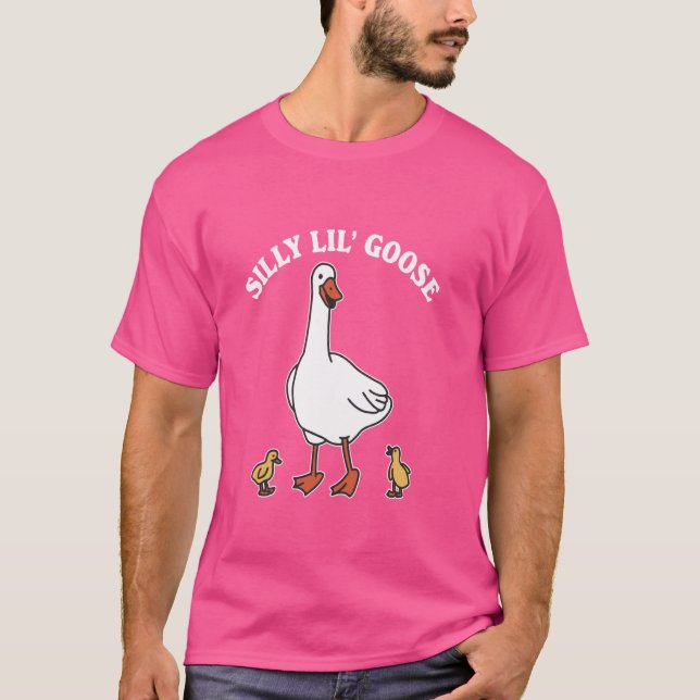 Funny Albern Lil' Goose Apparel T-Shirt (Vorderseite)
