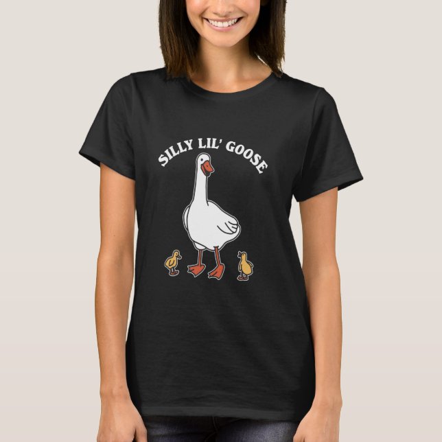 Funny Albern Lil' Goose Apparel T-Shirt (Vorderseite)
