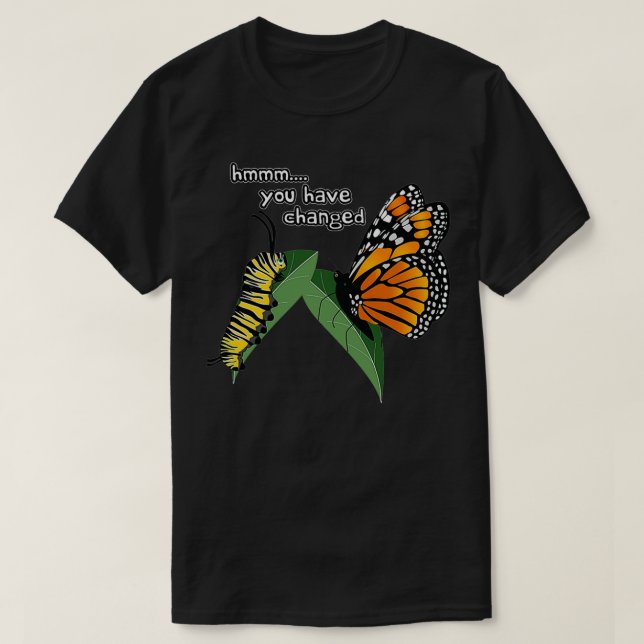 Funny Albern Raupe Monarch Butterfly Spaß Gi T-Shirt (Design vorne)