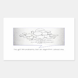 Funny Algorithm Rechteckiger Aufkleber