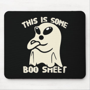 Funny Alien Bull Ghost Halloween Dies ist ein Boo Mousepad