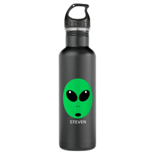 Funny Alien Cartoon Gesicht Kinder Personalisiert Edelstahlflasche