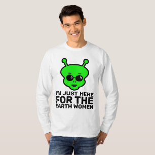 FUNNY ALIEN MENS T - SHIRT, T-Shirt