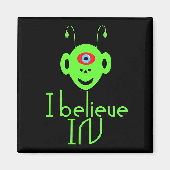 Funny Alien Monster Magnet (Vorne)